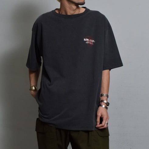 【DOUBLESTEAL】ピグメントアソートロゴ半袖Tシャツ
