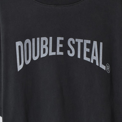 【DOUBLESTEAL】ピグメントアソートロゴ半袖Tシャツ