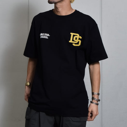 【DOUBLESTEAL】コーデュラ ロゴプリント半袖Tシャツ