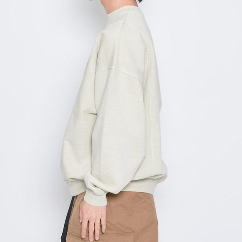 ANGLAN Pigment Washed Sweat Shirt アングラン ピグメント ウォッシュ スウェット