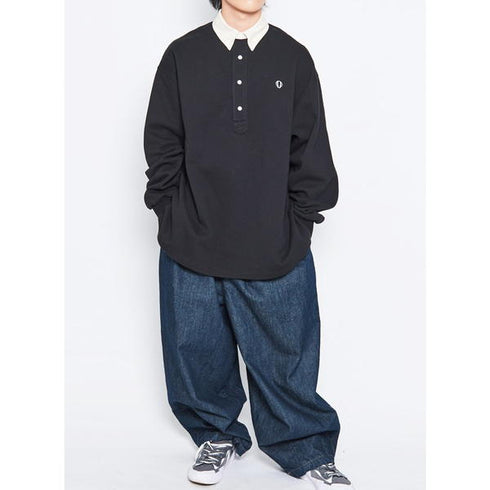ANGLAN Stone Vintage Denim Balloon Pants アングラン デニム バルーンパンツ