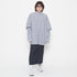 ANGLAN Wide Layered Oxford Shirt アングラン ワイドレイヤードシャツ