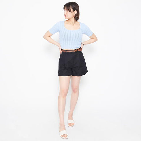【&soiree】ハイウエストショートパンツ