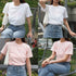 【&soiree】フロント刺繍Tシャツ