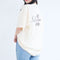 ピグメントプリントTシャツ(メッセージロゴ)
