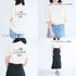 ピグメントプリントTシャツ(メッセージロゴ)