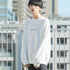 【MODISH GAZE】バック転写プリント ビッグスウェット トレーナー T/Cポンチ